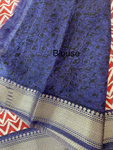 Soft chanderi saree  MS9871
