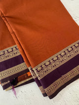 Semi Kanchi pattu saree with broacde blouse MBS7845