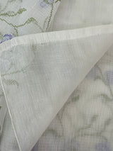 Soft Netkota saree with cross stitch embroidery MSH210