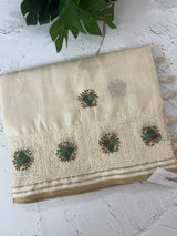 Blended soft tussar silk saree MS90543