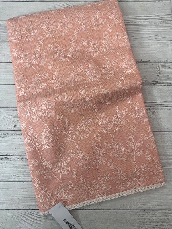 Kota embriodery saree MS1455 Pastel Peach