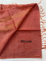 Blended tussar saree with thread work MTS5444