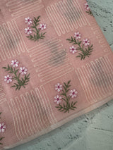 Netkota embriodery saree MS1496 PastelPink