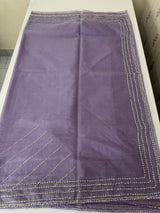 Handworked Organza saree and blouse MCW376 LightPurple