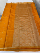 Soft Gachi silk saree with zari weaving MGH76 MangoYellow