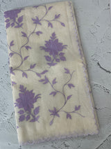 Lightweight Kota Moonga checks saree with applique work MSH288