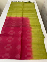 Bhagalpuri Semi tussar saree with contrast borders MST592
