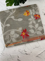 Jamdani silk Cotton Saree with thread work  MSJ787