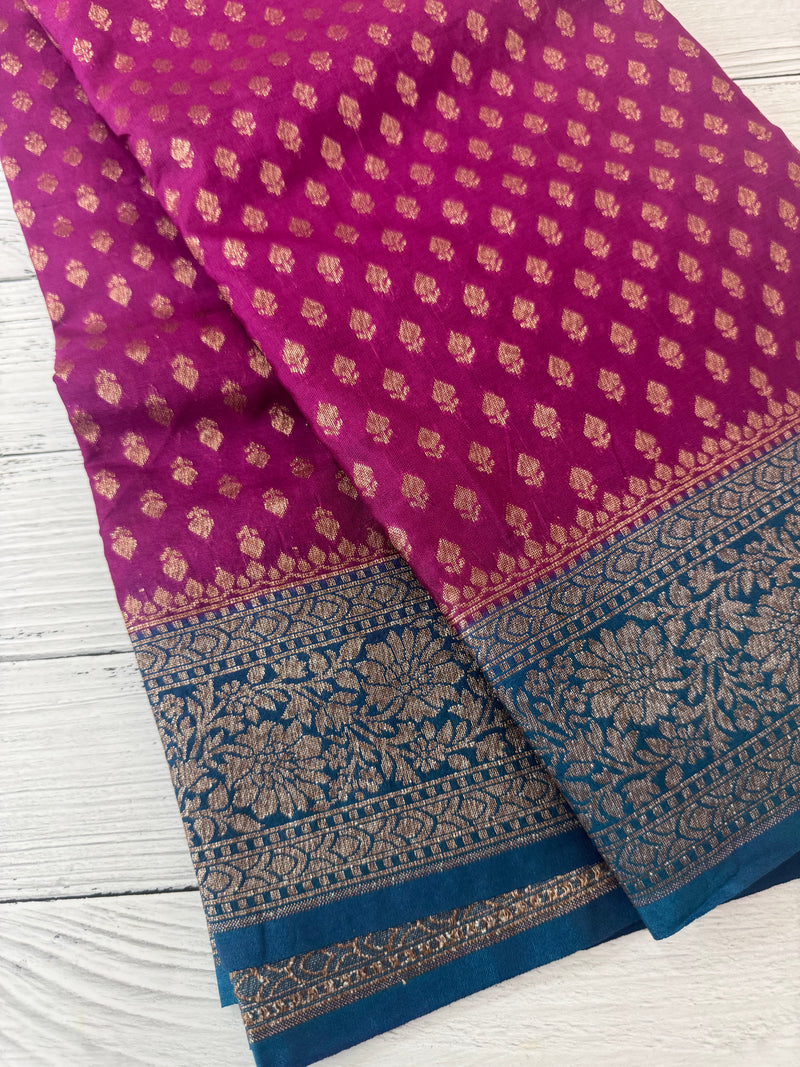 Banarasi viscose Georgette saree MKGS611