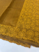 Cutwork Semi tussar saree MTSS845