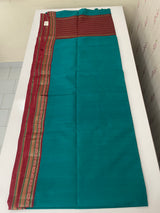 Jute tussar silk saree with contrast borders MJL655