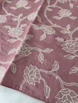 Blended Malai chanderi saree with applique work saree  MSM5676 Pink (1)