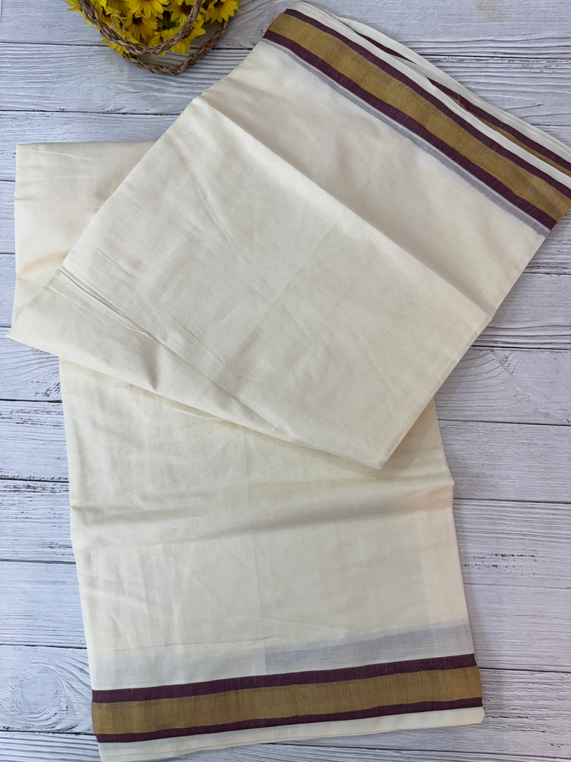 Kerala cotton saree