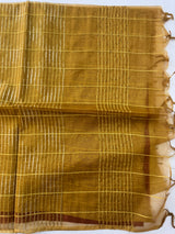 Semi Organza saree with checks - MSD634 (11)