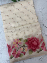 Premium Kota silk saree with zari buttas &  embroidery borders MSK4390