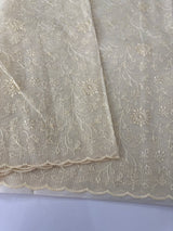 NetKota thread work saree MSH106- Pastel Beige