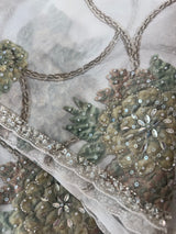 Handworked chiffon Organza saree MCS4534