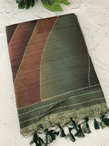 Semi soft tussar saree with Kanta work MSK654