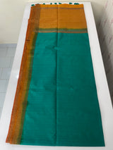 Soft silk sarees with contrast pallu & blouse MJL890