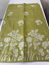 Soft kota silk saree with applique work MS15017