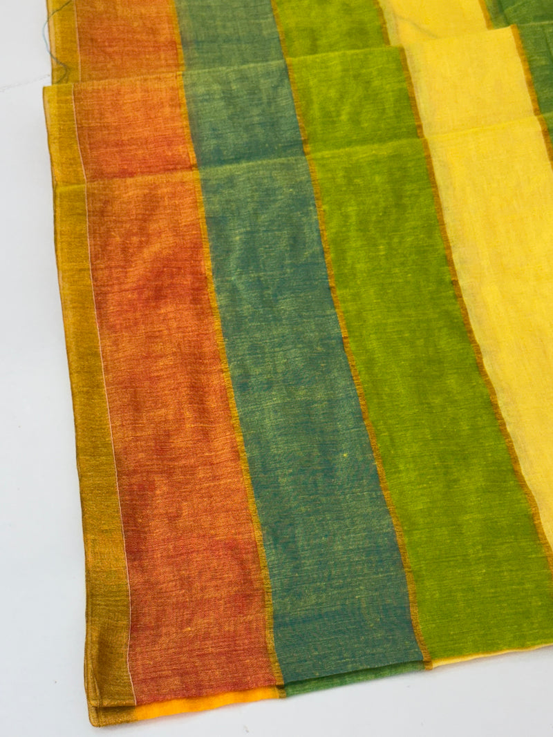 Rainbow Soft mulcotton saree MS4436