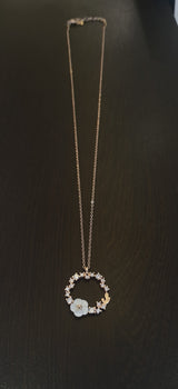 Elara 92.5 Rosegold Necklace EL226