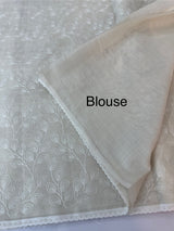 Kota cotton silk embriodery saree MS1455- PastelBeige