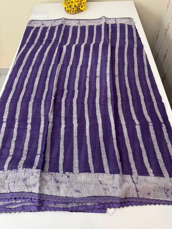 Pure kota doria saree MBKD457