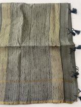 Tussar mix Semi silk saree with thread work MSS8930