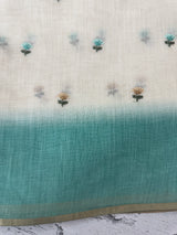 Ombre semi Linen Saree - MSL1514