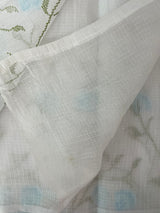 Soft Netkota saree with cross stitch embroidery MSH210