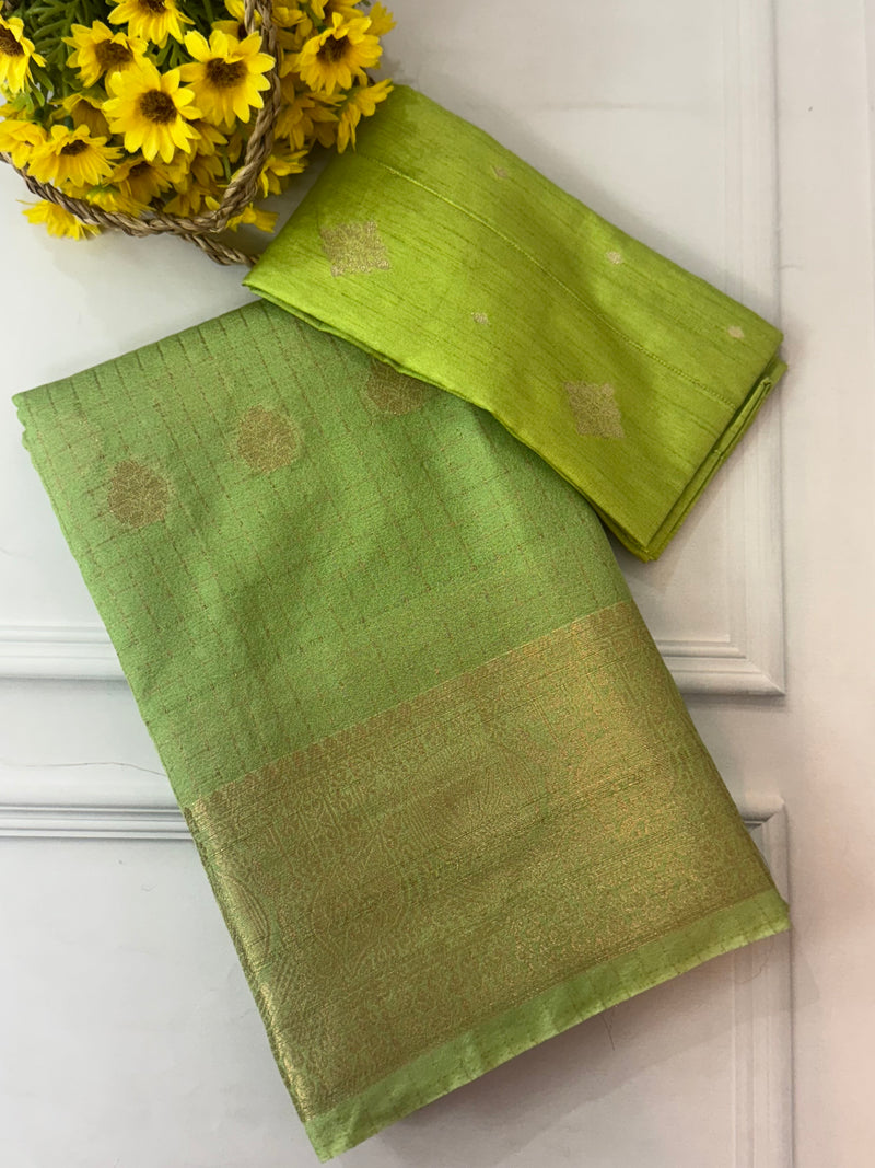 Semi silk saree with banarasi blouse MS2487