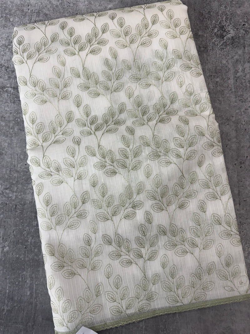 Kota cotton embriodery saree MS1490