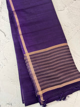 Tussar mix Semi silk saree with small zari borders MSS8924