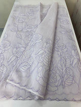 Jute linen saree with applique work MSH152