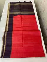 Semi silk saree with zari weaving  MSG6161