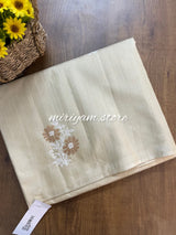 Crepe semi tussar silk saree- MSS639