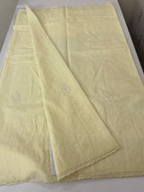 Mul chanderi applique work saree  MSH146 - PaleYellow