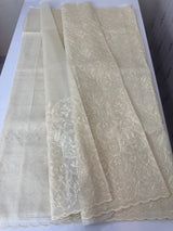 NetKota thread work saree MSH106- Pastel Beige