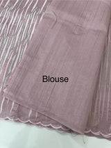 Semi tussar saree with thread work MTS490