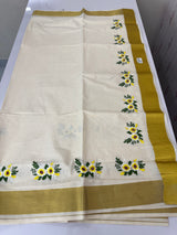 Kerala cotton saree - ‘’Swarnam”