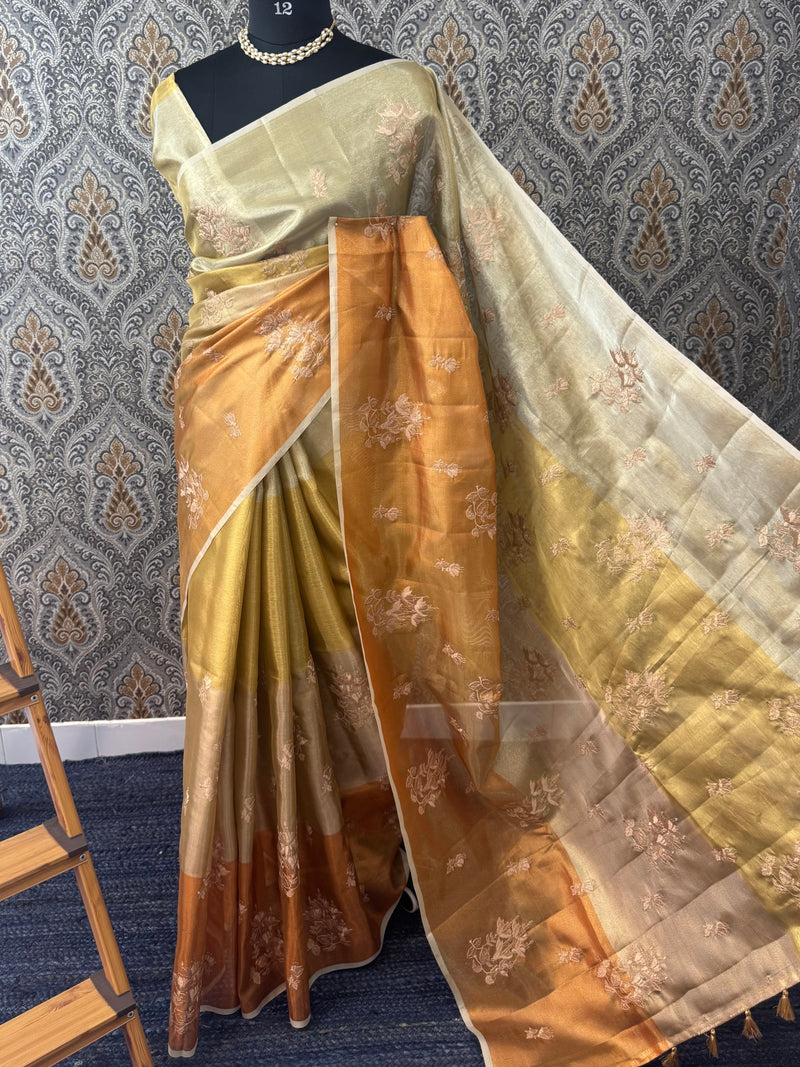 Tetradic Tissue kota silk saree MTTS556 (1)
