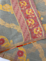Jamdani silk Cotton Saree with thread work  MSJ790