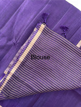 Tussar mix Semi silk saree with small zari borders MSS8924