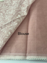 Kota embriodery saree MS1455 - PastelPink