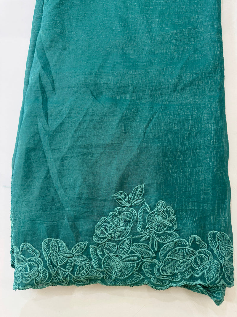 Designer crush jimmi choo saree SRVNNEE4 Teal