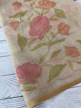 Semi Tissue linen saree MS88651 (1)