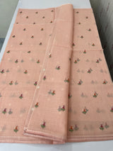 NetKota saree with embroidery MSN765 Peach