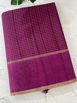 Tussar mix Semi silk saree with small zari weaving MSS8925