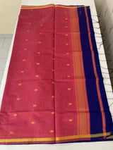 Maheshwari silk cotton saree with zari weaving MMJ764